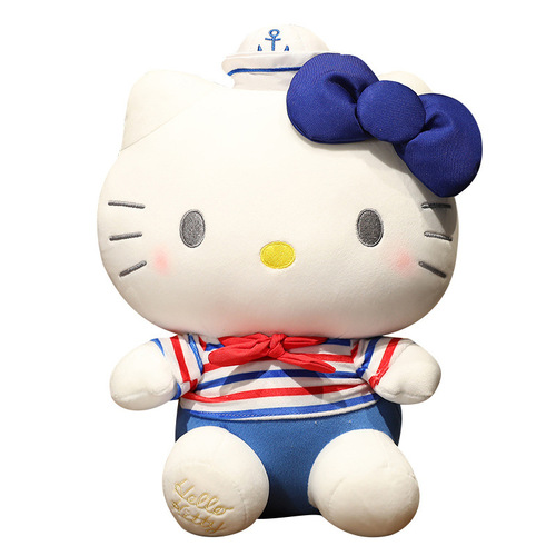 Genuine hellokitty doll plush toy kt cat doll Hello Kitty cute cat children's birthday gift