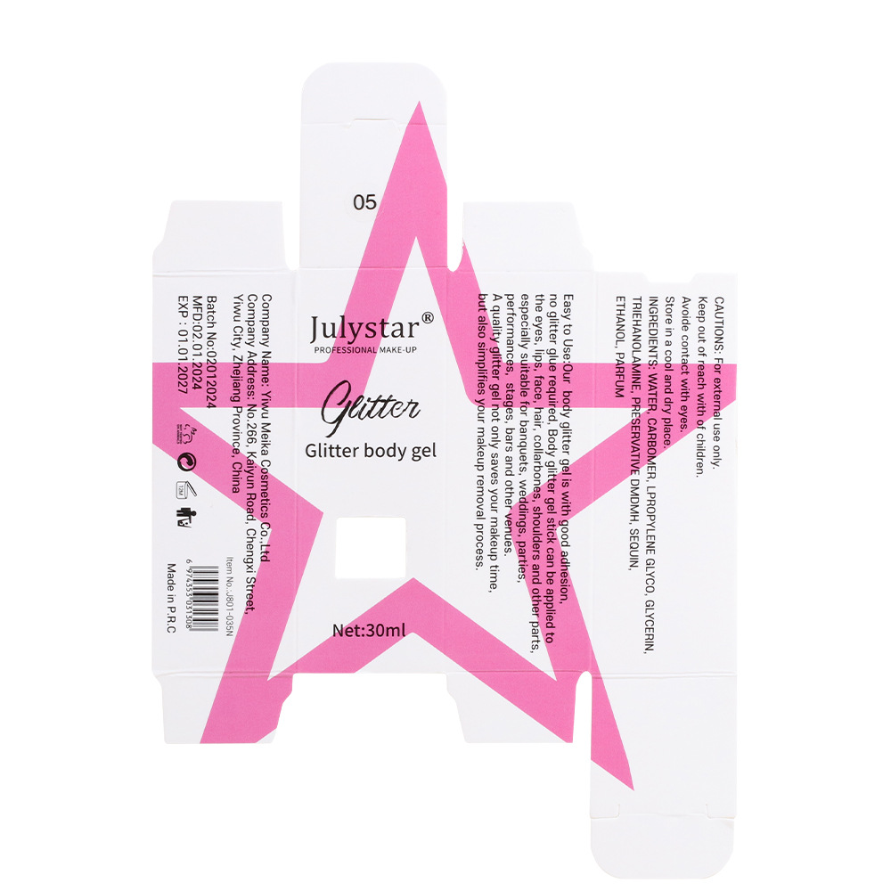 Gel de maquillage caméléon liquide maquillage de scène visage corps flash fard à paupières_voghion.com