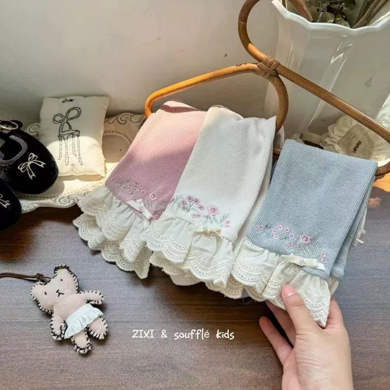 Детские леггинсы для девочек, осень 2024, новые, милые и стильные, универсальные брюки для весны и осени