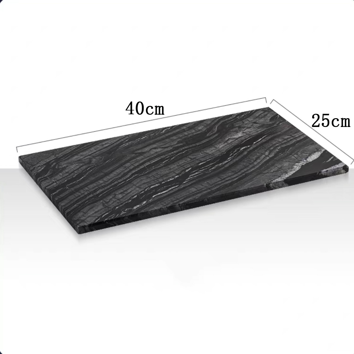 Nórdico ins estilo mármol natural bandeja hogar Mesa almacenamiento bandeja de almacenamiento de alimentos rectangular bandeja de almacenamiento de baño