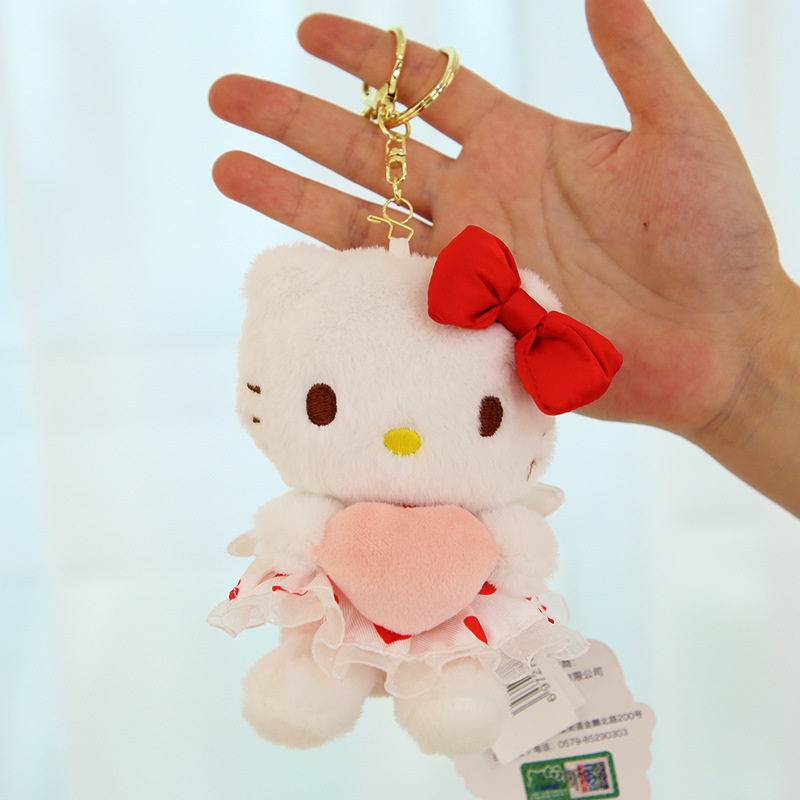 hellokitty挂件公仔迷你凯蒂猫咪玩偶书包钥匙挂饰背包钥匙扣娃娃-阿里巴巴