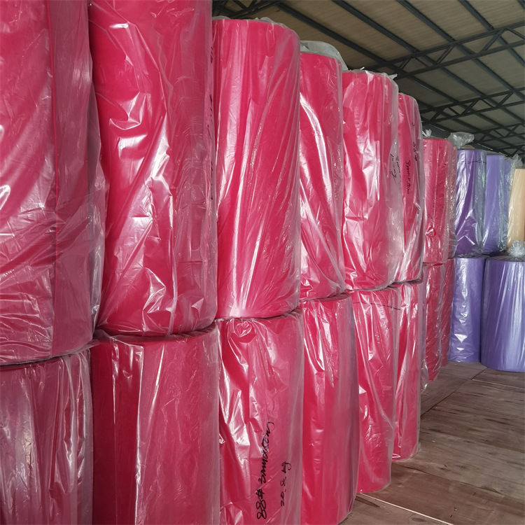 【不织布】彩色涤纶毛毡红色一次性防滑地毯幼儿园手工无纺布