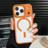 Magnetic metal transparent shell with large hole [orange] 2.0 thickness