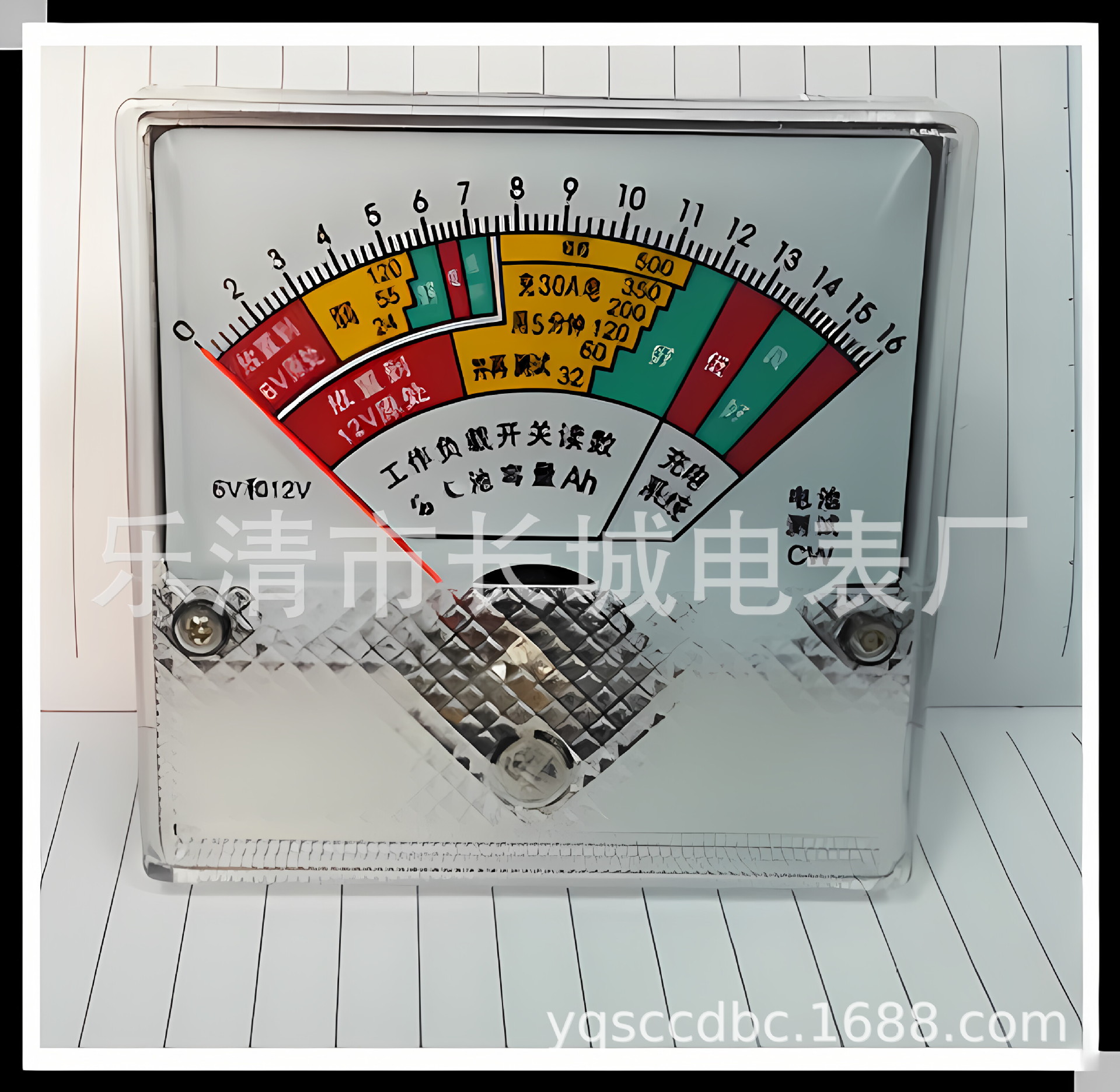 长城电表厂 CZ-80 蓄电池表6V和12V 出口型指针直流电压测量仪表