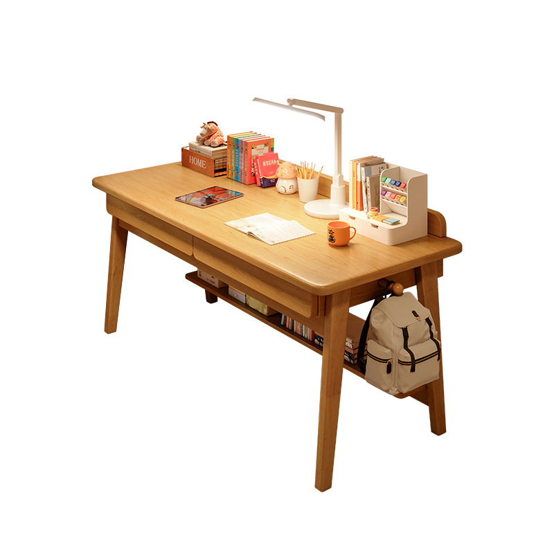 Mesa de estudio para estudiantes de escuela secundaria dormitorio escritorio con cajón moderno pequeño escritorio estrecho computadora