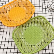 长方果盘 馒头筐 仿柳编筐 储物筐 两元店百货货源x