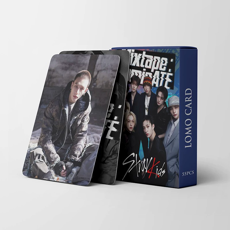 Предпродажа 55 карточек альбома Stray Kids Mixtape dominATE kpop lomo card