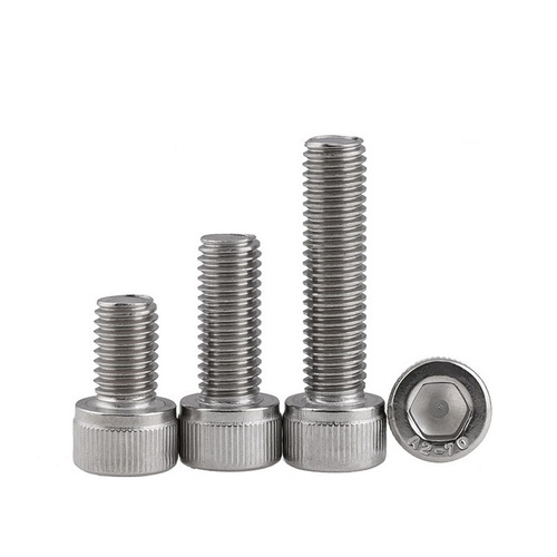 304 stainless steel cylindrical head hexagon socket bolts M3M4 full thread high strength cup head hexagon socket screws
