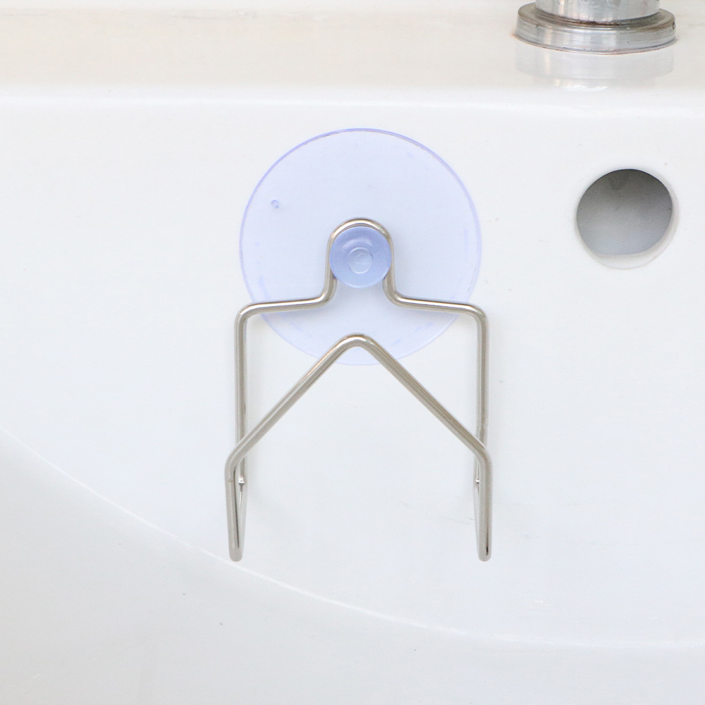 Estante de esponja cocina sin perforar estante de filtro de almacenamiento de acero inoxidable multifuncional fregadero estante de drenaje gancho