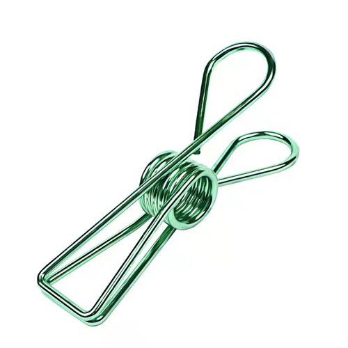 Colorful Long Tail Clip Golden Little Fish Tail Clip Invoice Clip Rose Gold Creative Shape Clip Metal Stationery Ticket Clip