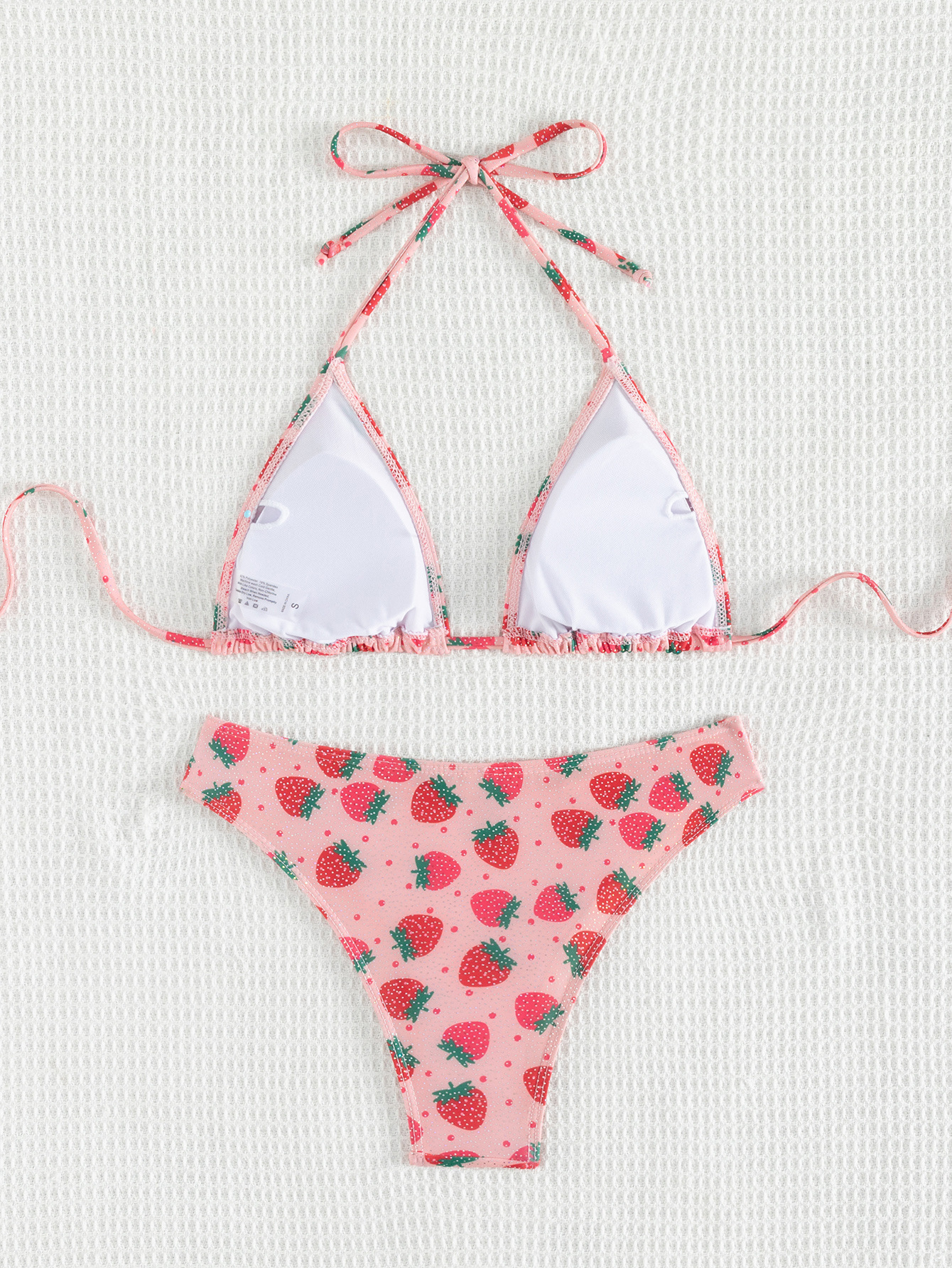 Women's Strawberry 2 Pieces Set Bikinis Swimwear display picture 10