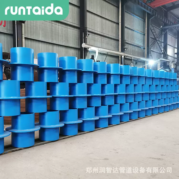 润泰达钢制消防穿墙套管加长止水刚性套管现货批发钢性防水套管