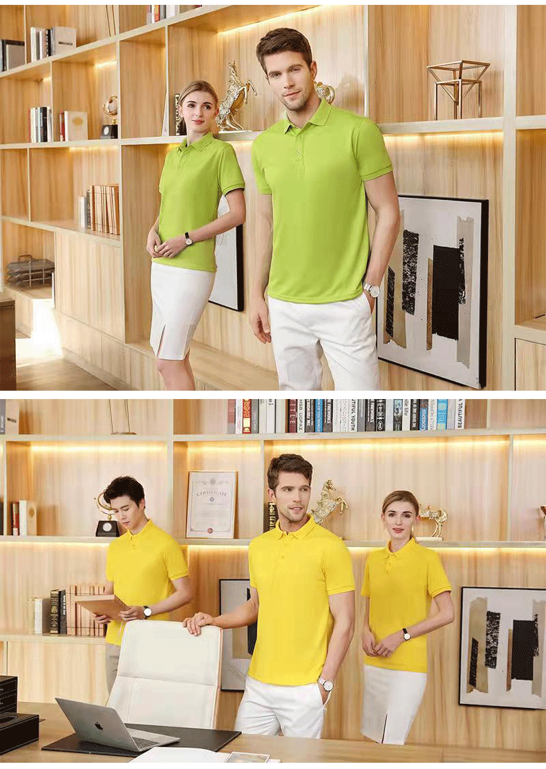 定制超爽棉翻领广告衫工作服空白Polo衫文化衫印logo团体T恤批发