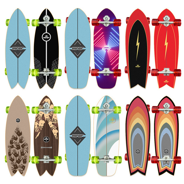 Land surfing skateboard S6 spring bridge four -wheeled land -free…