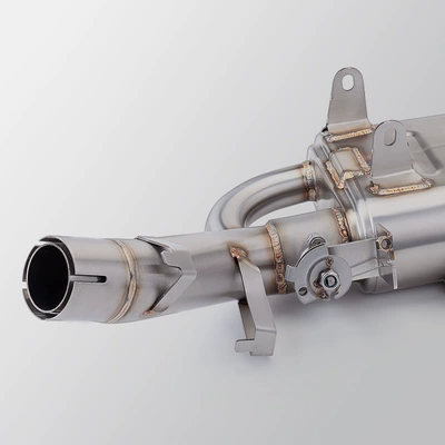 to the original factory tail section – Exhaust pipe