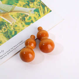 天然桃木葫芦40*20MM祈福吊坠串珠门帘DIY材料配件饰品挂件散珠