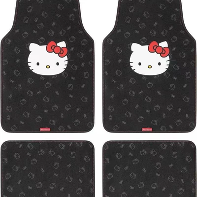 set of four, Avtomobil döşəmə paspasları - style-29-3344cm-skin-friendly-crystal-velvet