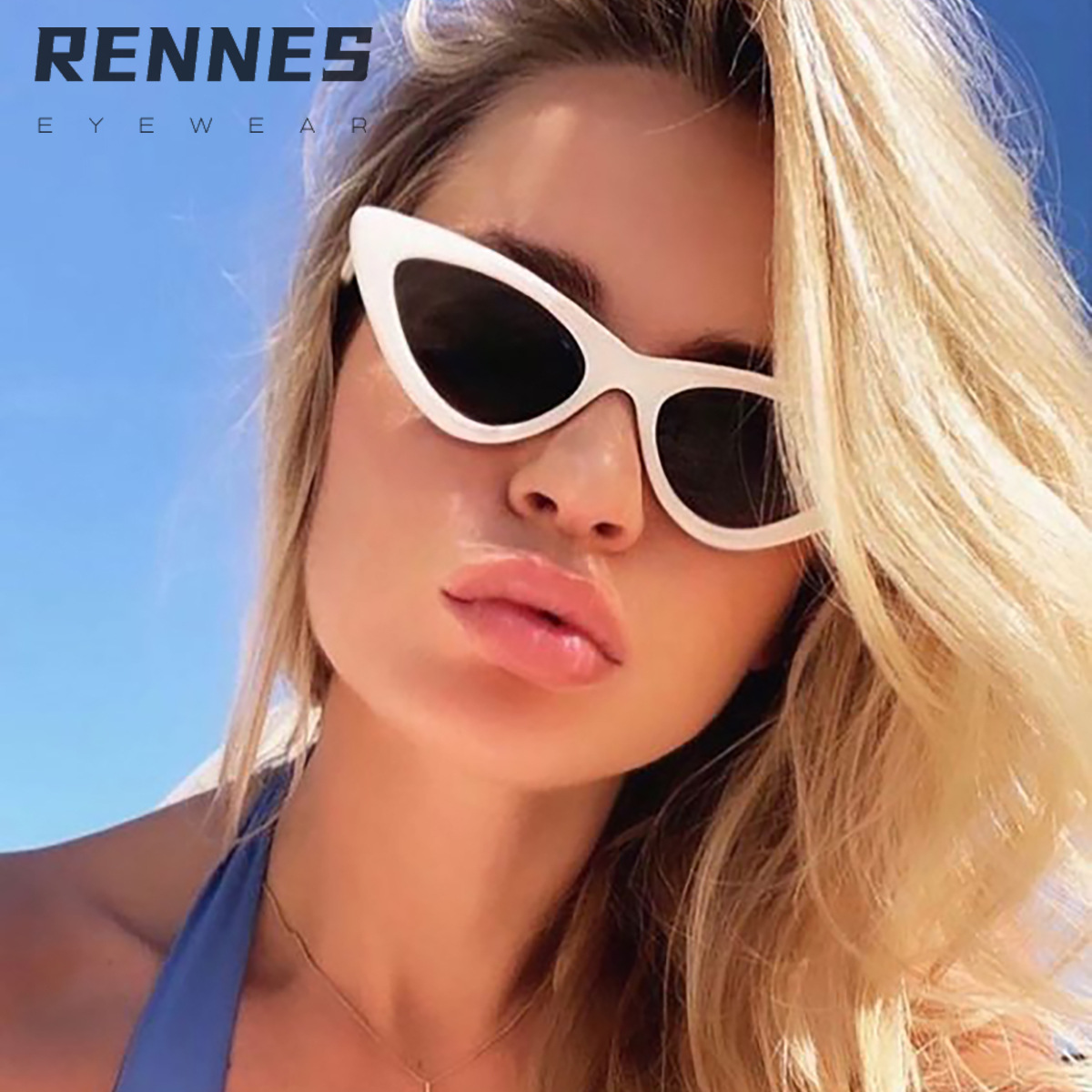 Gafas de Sol de ojo de gato de Marco grande de moda Gafas de Sol de mujer europeas y americanas Nuevas gafas de sol 2019 9788