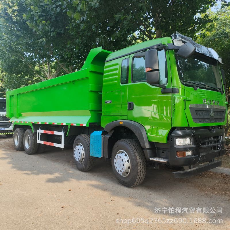 Export cross-border brand new Sinotruk Howo 6*4 dump truck, 400 horsepower, rear-tipping muck truck for mining areas