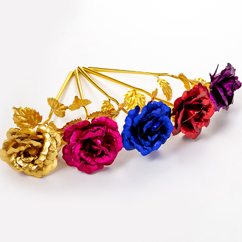 60g Weight rose flower Event & Party Supplies 1 Piece Quantity Daily, Party, Date Occasion Plastic flowers Material Valentine'S Day Festival Colorful Pattern Sweet Style Sweet Colorful Plastic Flowers Artificial Flowers 7