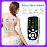 Новый интеллектуальный меридианный массажер с двумя выходами, электронный импульсный стимулятор, заряжающий физиотерапевтическое устройство для шеи, талии, спины и тела