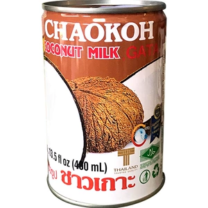 Тайский хаоко -красивый фруктовый кокосовый молоко 400 мл 巧 巧 банки могут быть консервированными десертными ингредиентами приправы карри.