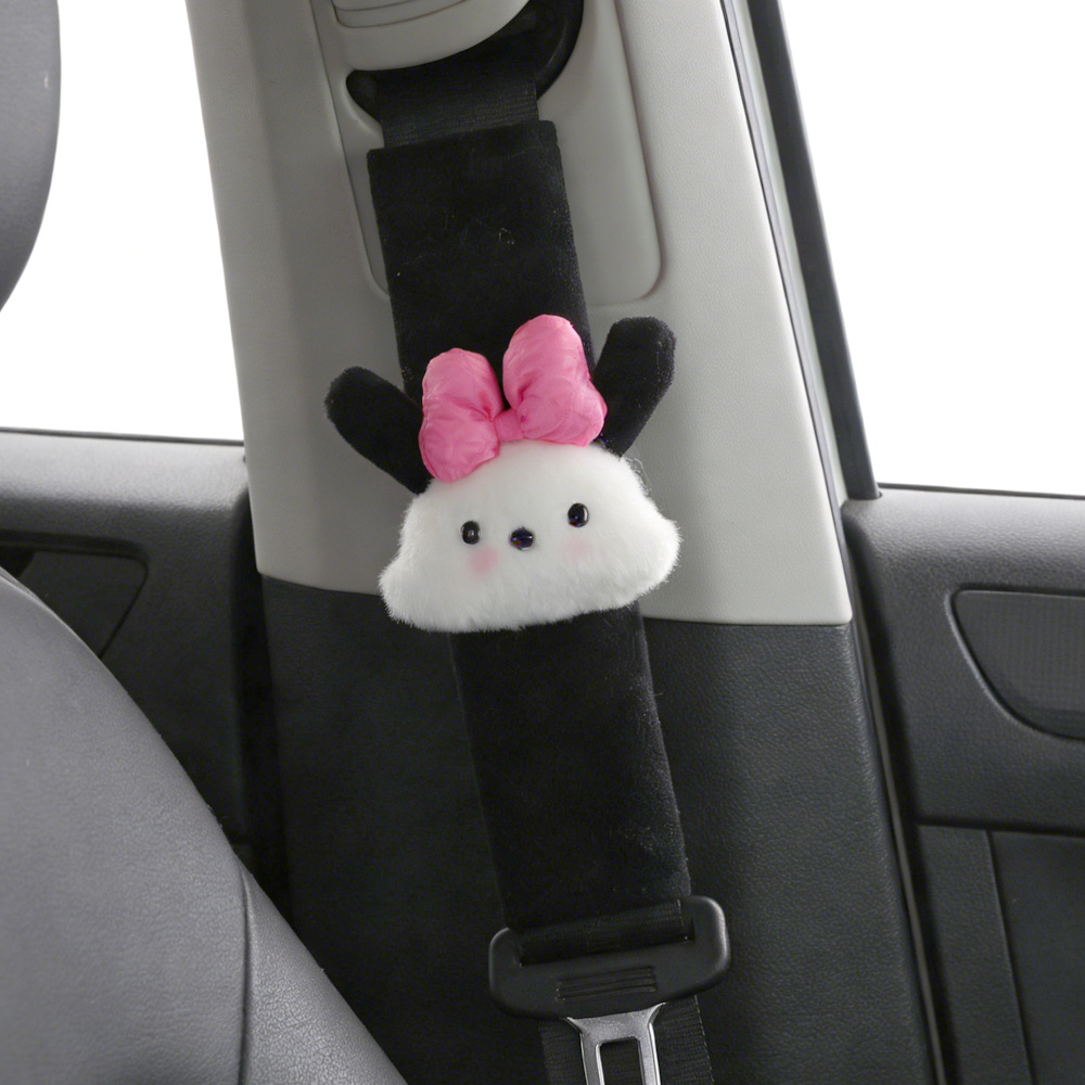 Cartoon muñeca de peluche coche caja de toallas de papel coche tipo colgante lindo perro Pacha bolsa de almacenamiento de decoración interior del automóvil viento fragante
