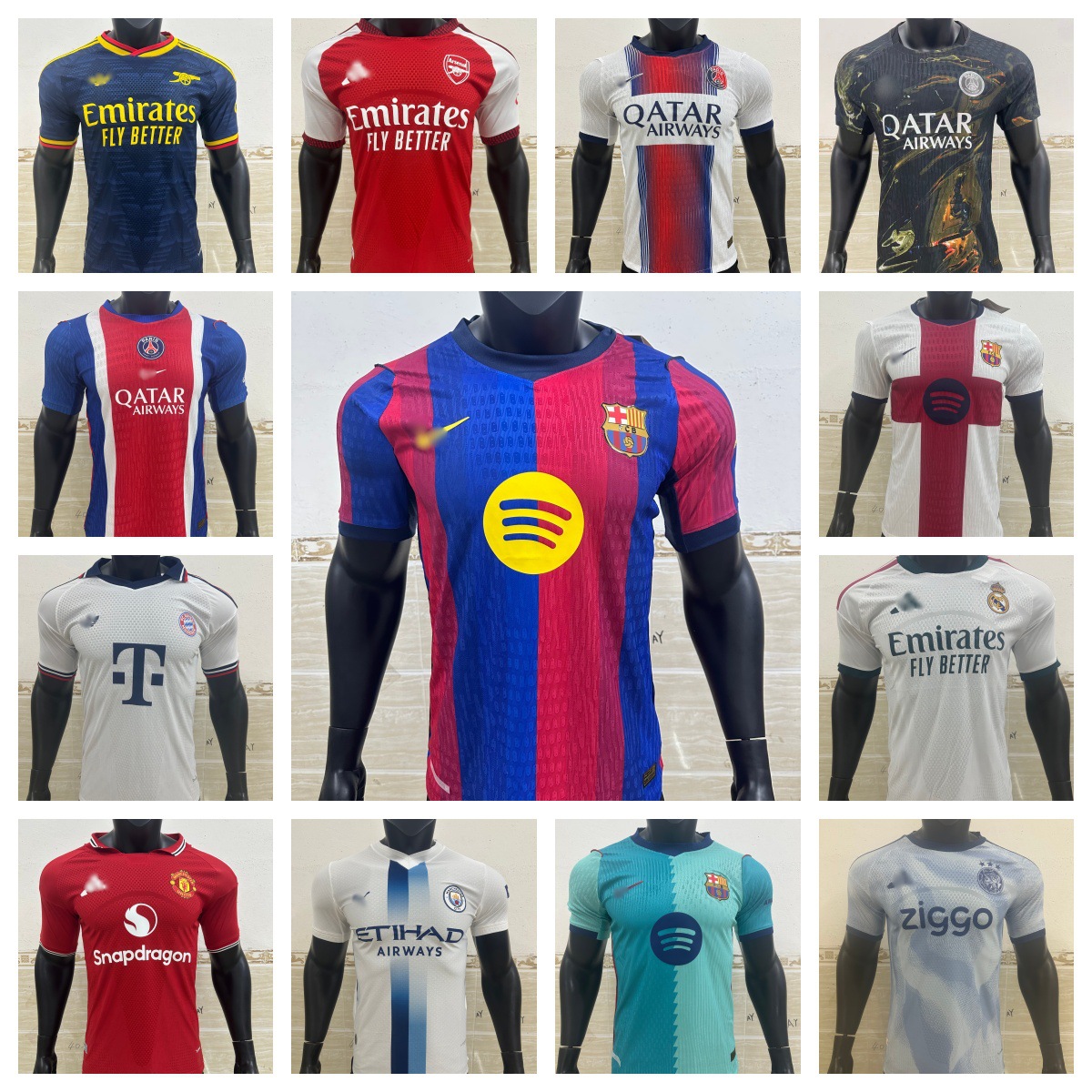 2627 New Popular Player Club Season Short-Sleeve Shirts Wholesale from Manufacturer, Minimum Order of One Piece