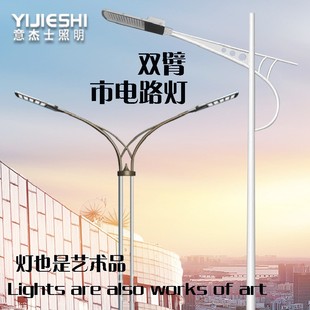 Municipal Road Lighting Project Single Arm Double Arm High and Low Arm Street Lamp Led Outdoor 8.1m 12m Street Lamp