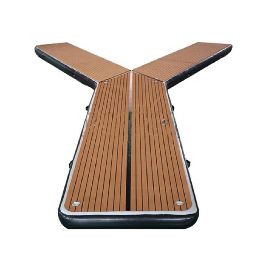 Inflatable Floating PVC Dock Platform 6m x 1.4m Commercial Jet Ski Swim Dock with Pump quality and texture