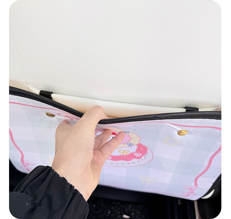 2024 Car Seat Cushion, Universal Seat Back for All Seasons, Cute Cartoon High-End Car Seat Back Anti-Kick Pad for All Seasons