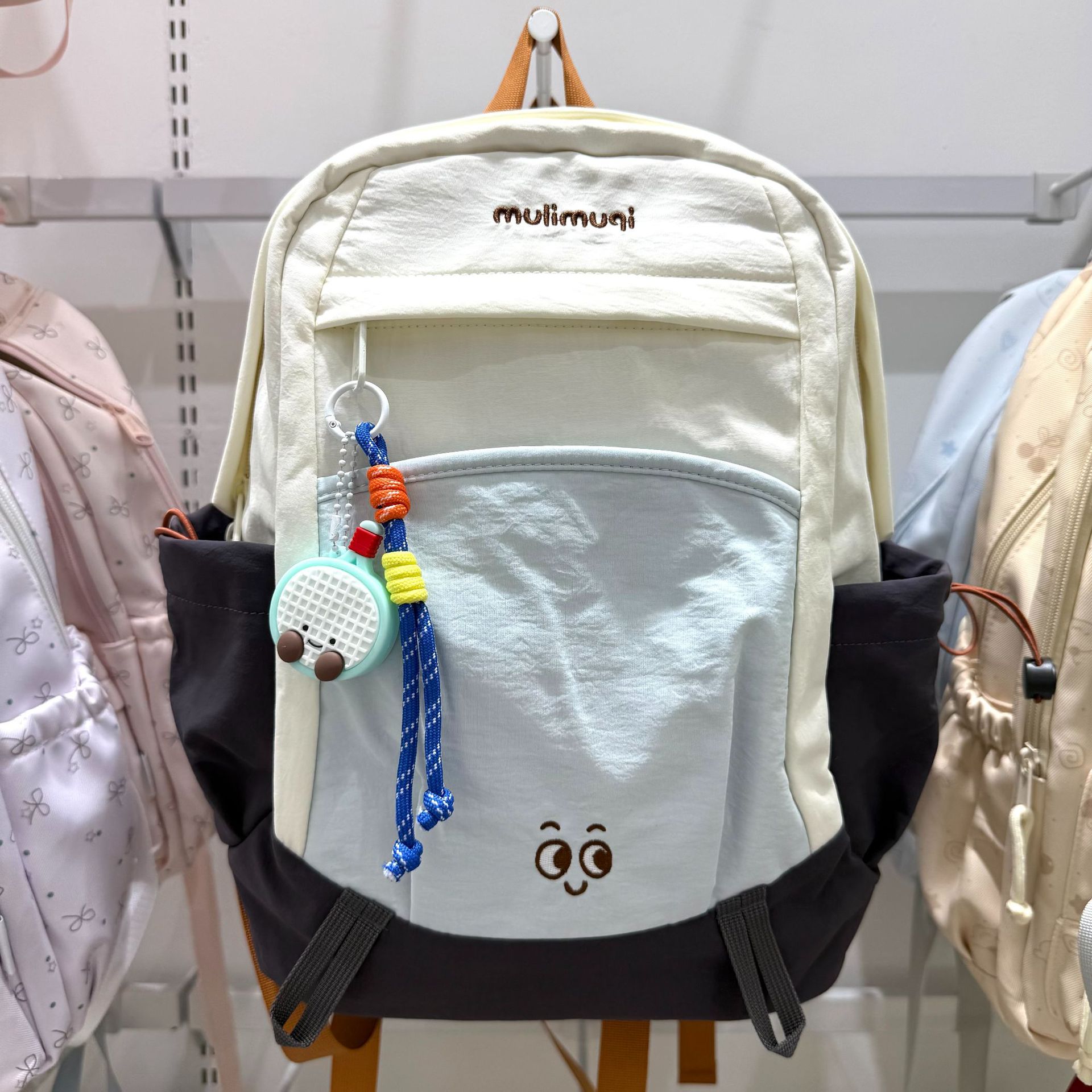 Mochila de dibujos animados para niños, mochila pequeña, 7 - 9 - 11 - 13 años, bolsas de moda para niños y niñas, color caramelo, ligero