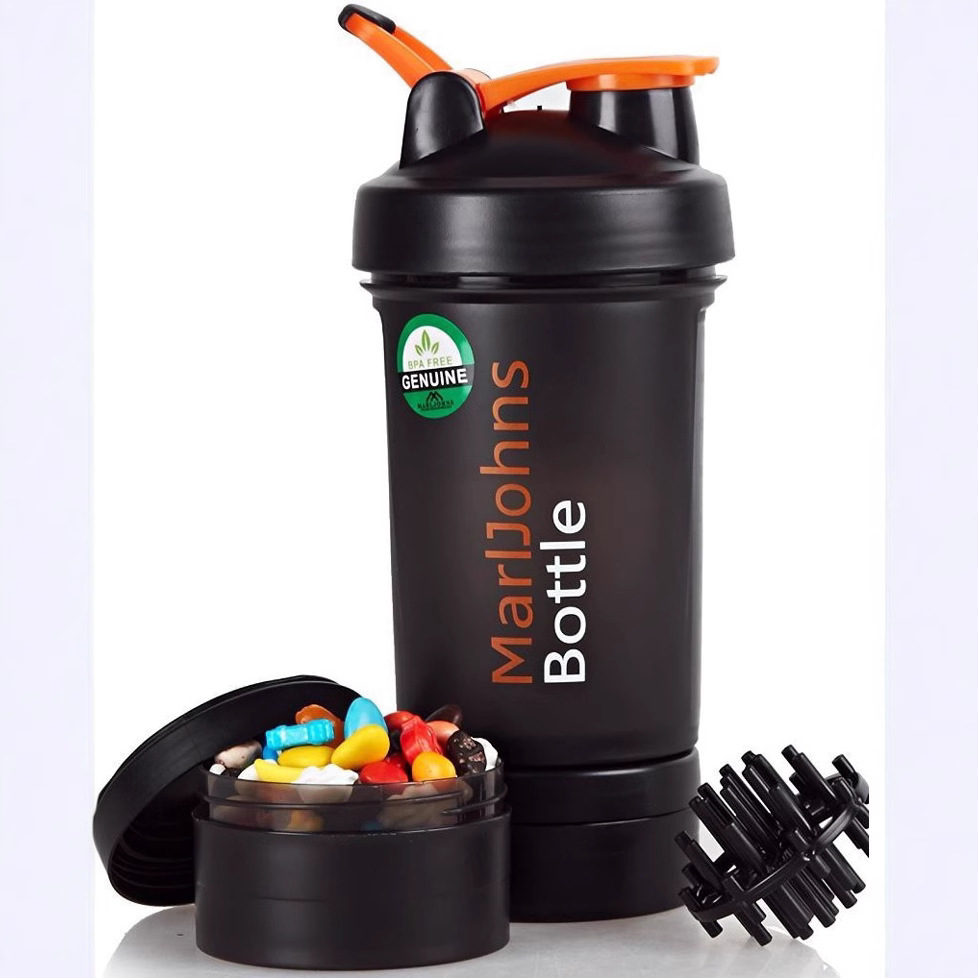 Taza agitadora de 500ml Taza mezcladora de fitness Taza de agua en polvo de proteína deportiva Adecuado para batido Herbalife
