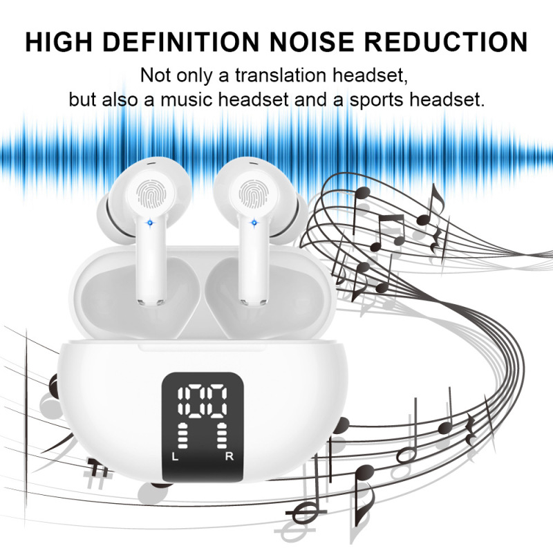 新しい M10 翻訳ヘッドセットは 150 言語間の翻訳をサポート音声翻訳機 TWS ワイヤレス Bluetooth ヘッドセット|undefined