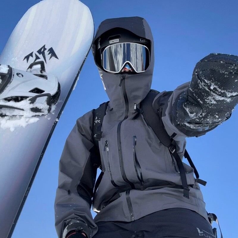 Bird Sv7 Three-In-One Hard Shell Jacket Outdoor Waterproof Breathable Warm Ski Mountaineering Detachable Cold-Proof Clothing with Hood