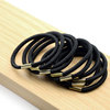 Hairgrip handmade with bow, hair accessory, black high quality hair rope, Korean style, wholesale