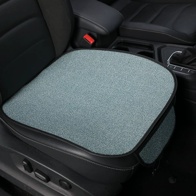 Suitable for Chevrolet Cruze, Malibu, Equinox, Aveo Car Seat Cushions, All-Season Cotton and Linen Seat Cushions (Four Seasons Pad) - fruit-green-square-mat1-general