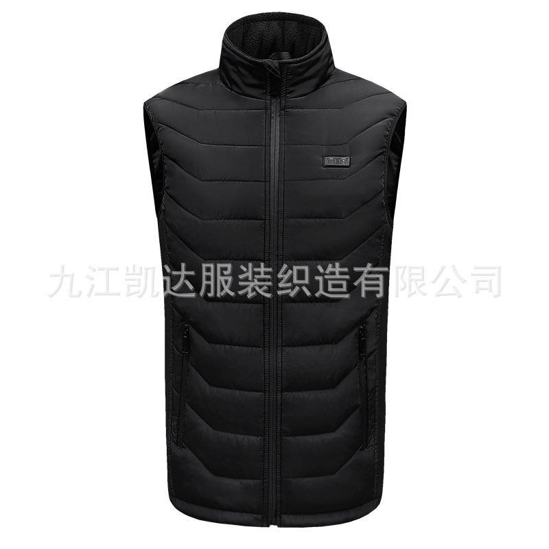 Transfronterizo M06 tres zonas de control 11 chaleco de calefacción eléctrica inteligente ropa de calefacción de invierno chaleco de calefacción de carga USB chaleco cálido