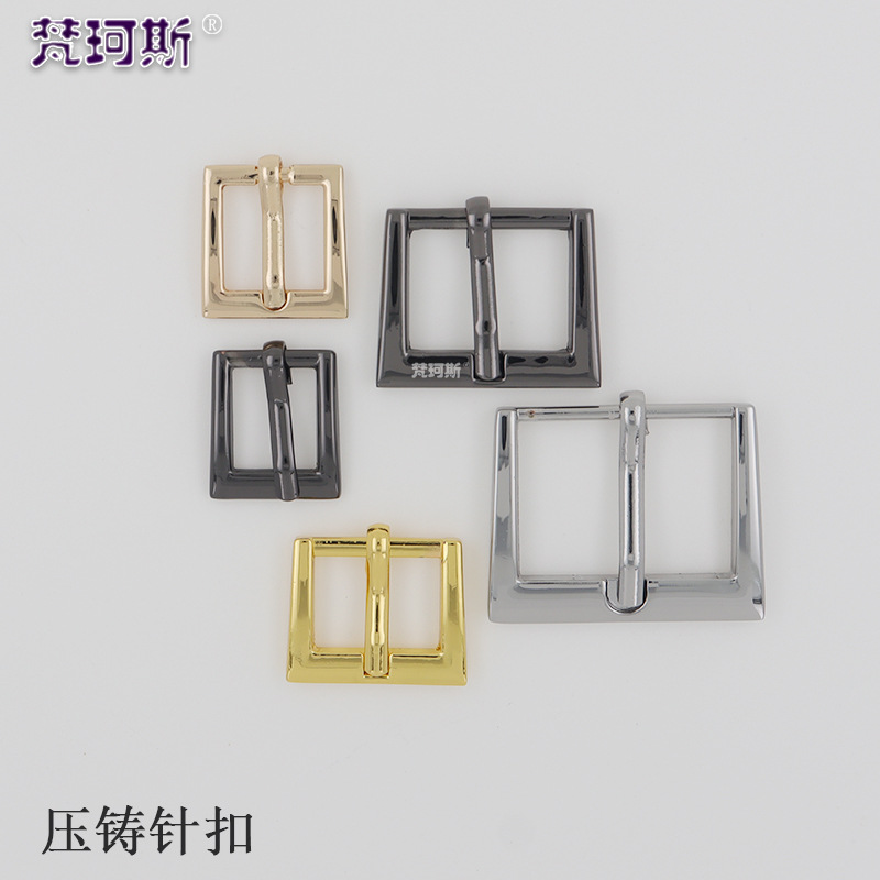 Spot ropa, equipaje, accesorios de hardware, hebilla de aguja trapezoidal, hebilla de cinturón de aleación de zinc, hebilla de aguja, hebilla de zapato de metal, hebilla de ajuste de correa de hombro image 3