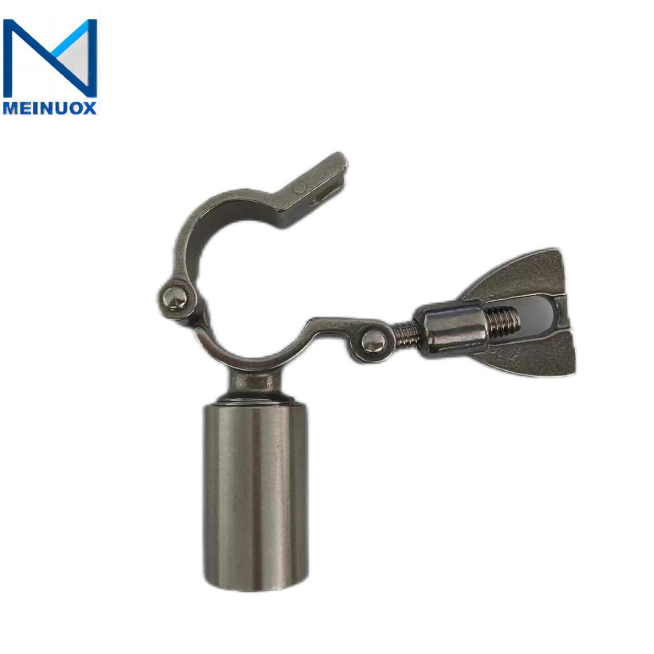 304不锈钢管夹管道卡卫生级管子架4分外螺纹管支架