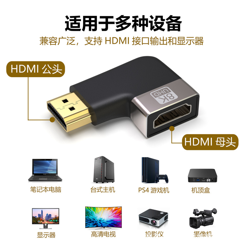 8K60HZ・HDTV高精細アダプター ストレートアダプター AF-AM 上向き・下向き 2.1 9種類のアルミシェルモデル・|undefined
