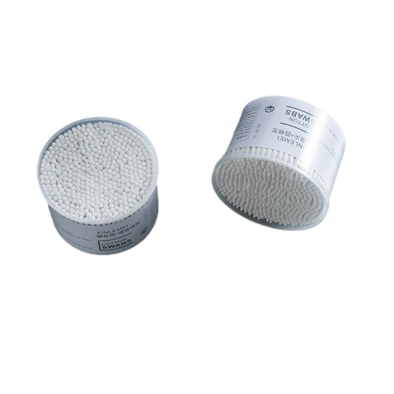 Hisopos de algodón de doble punta para desmaquillar, hisopos de algodón desechables para limpieza de oídos, palitos de madera higiénicos, bolas de algodón, hisopos de algodón.