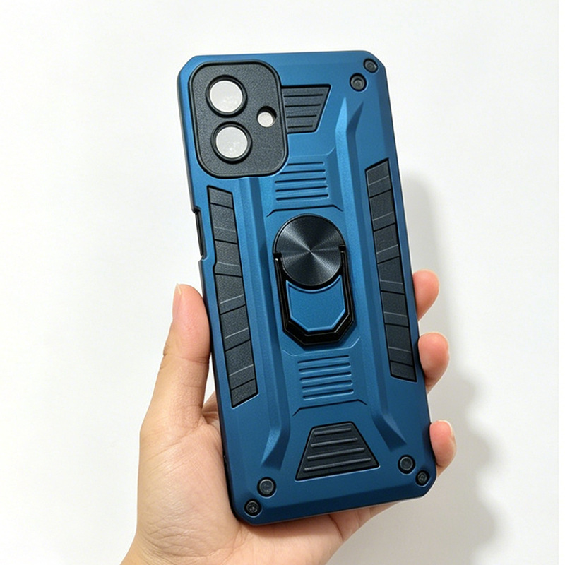 Funda con Soporte de Anillo de Silicona con Absorción Magnética y Anticaídas para Samsung A07 image 5