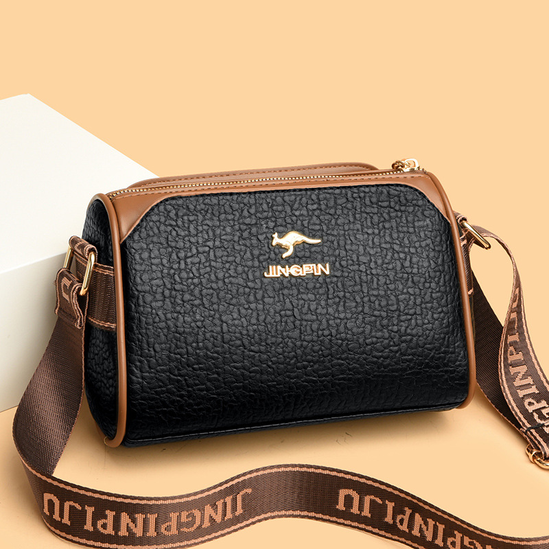 2026 Nuova borsa a tracolla/a cuscino cilindrica a tre strati versatile da donna, modello 2026, adatta anche per viaggi transfrontalieri._voghion.com