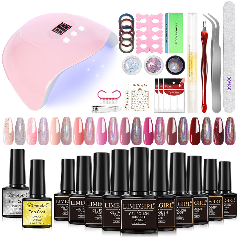 10 Unids Esmalte de Uñas traje de pegamento herramientas de uñas conjunto completo X5 X3 lámpara de sellado capa de pegamento inferior conjunto completo transfronterizo exclusivo para en stock