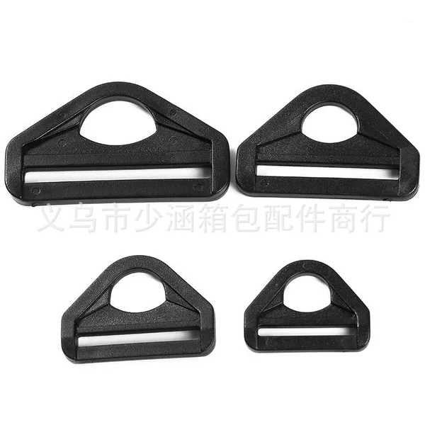 Factory 25 ~ 51mm plastic backpack shoulder strap bag pendant solid five-angle D-shaped buckle hook connection buckle supply
