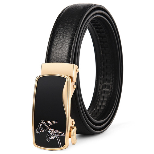 Women's business belt, casual Korean version, versatile automatic buckle, love buckle belt, women's trendy trouser belt, one piece drop shipping