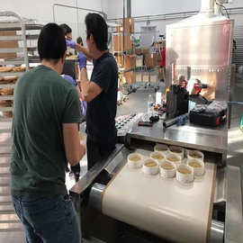 厂家直营山东隆拓牌隧道式微波干燥机花生烘干设备瓜子烘烤机械