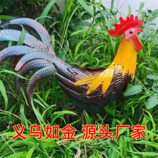 ����վ��Ʒ Xl iron rooster garden art �@���F���u���ܻ��@�[��