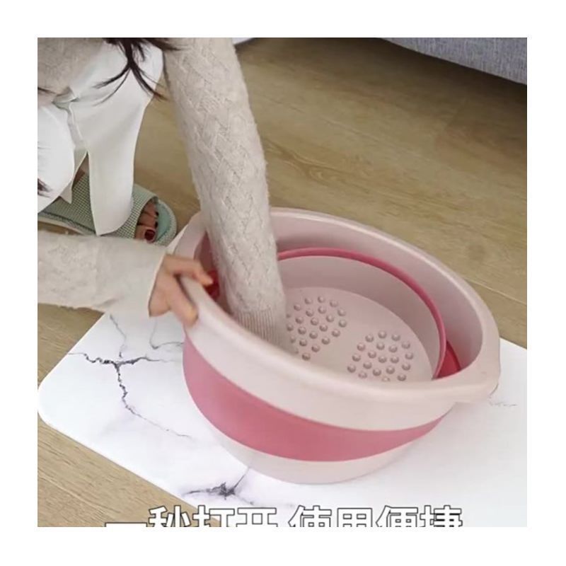 可折叠泡脚桶家用便携式收纳泡脚盆保温*1个|undefined